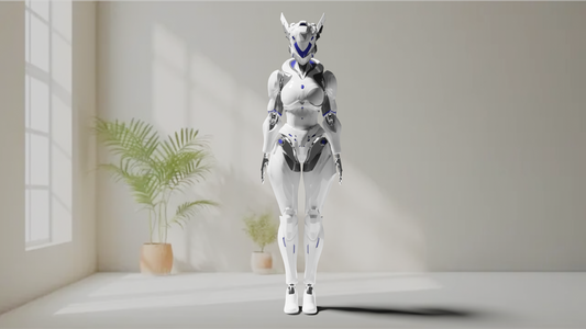 Humanoid Robot industrial worker capable f performing dangerous jobs