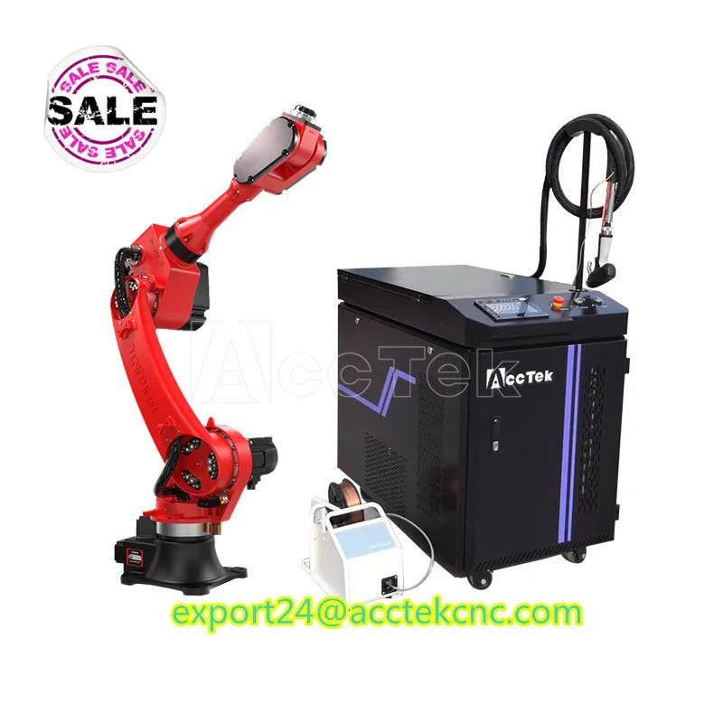 Raycus MAX JPT BWT 1500W 2kw 3kw Automatic 6 Axis Robot Arm Fiber Laser Robotic Welding Machine For Corner Welding Laser Welders