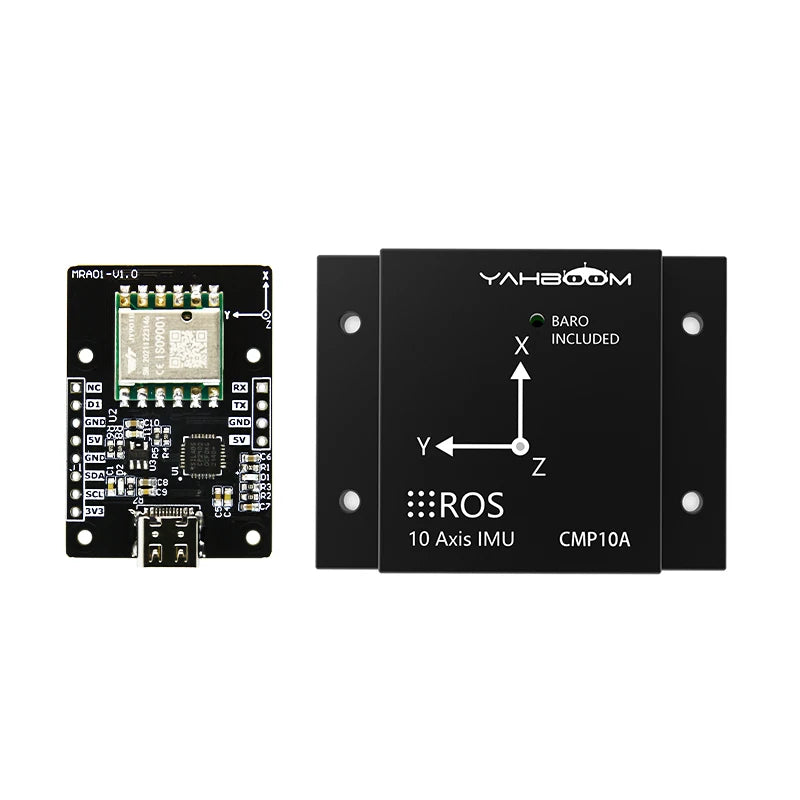 IMU 10-Axis Inertial Navigation ARHS Sensor Module With Accelerometer Gyroscope Magnetometer Robots for Jetson RaspberryPi Board