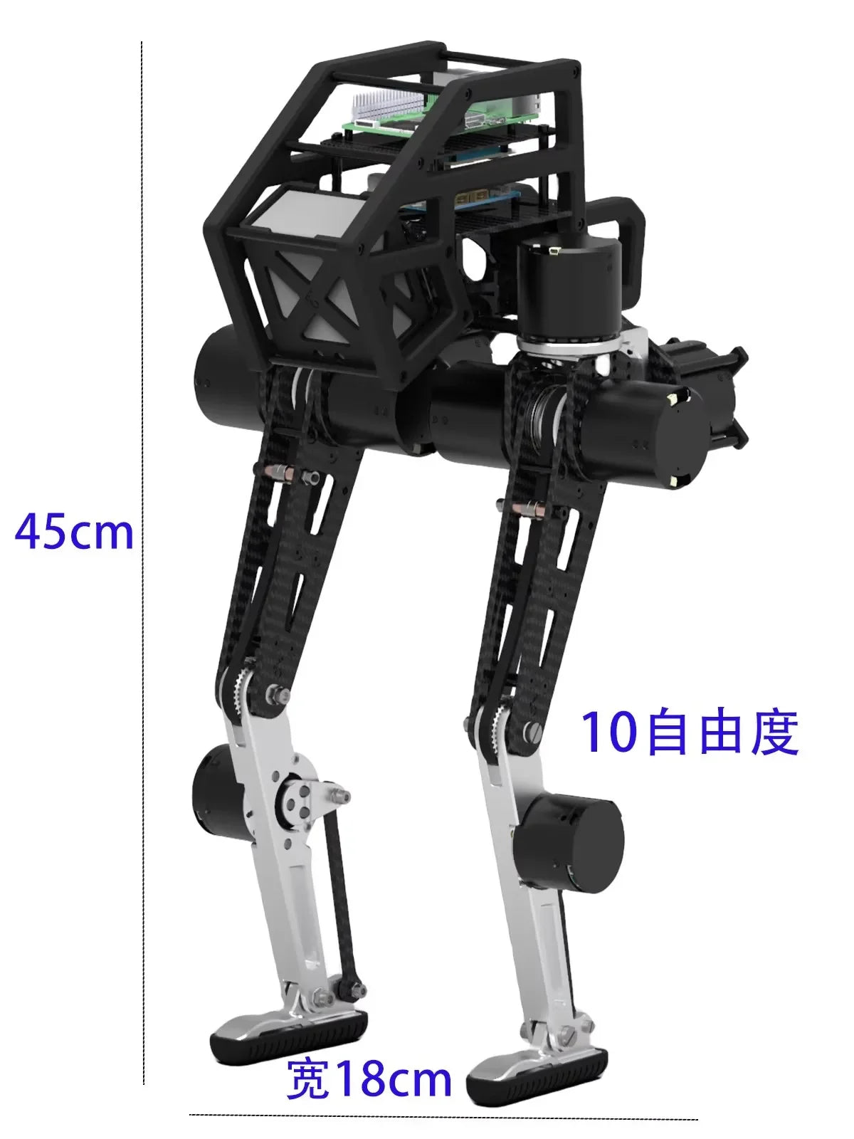 Bipedal Humanoid Robot lower body replacement