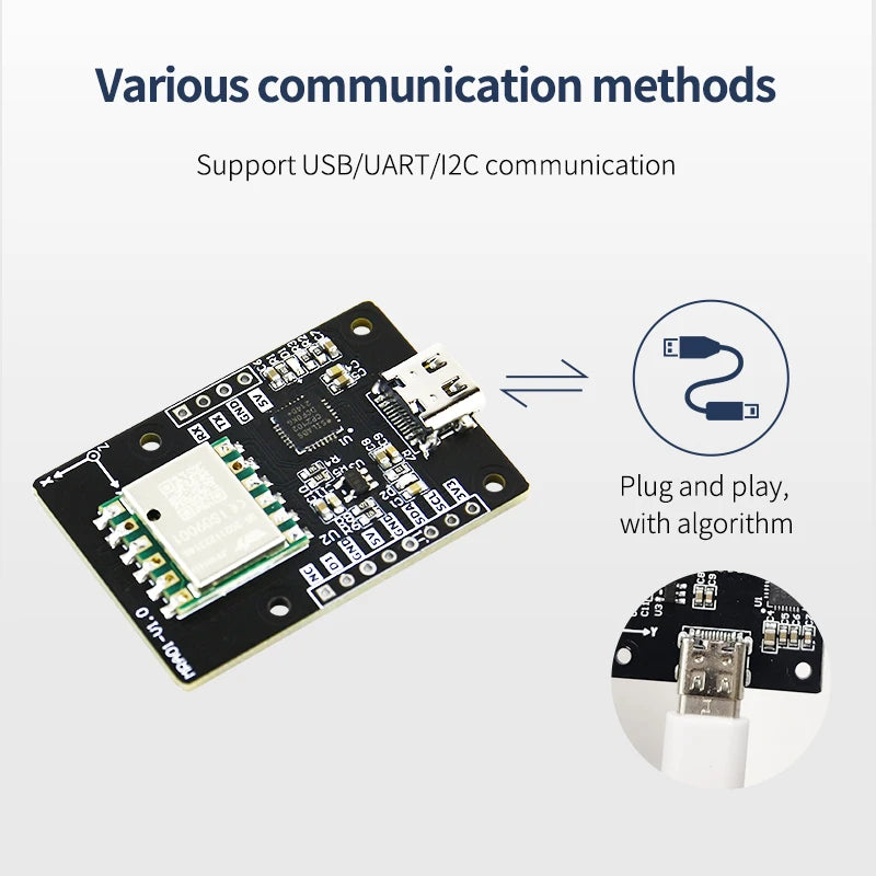 IMU 10-Axis Inertial Navigation ARHS Sensor Module With Accelerometer Gyroscope Magnetometer Robots for Jetson RaspberryPi Board