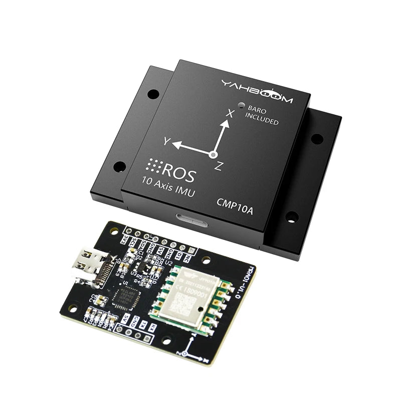 IMU 10-Axis Inertial Navigation ARHS Sensor Module With Accelerometer Gyroscope Magnetometer Robots for Jetson RaspberryPi Board