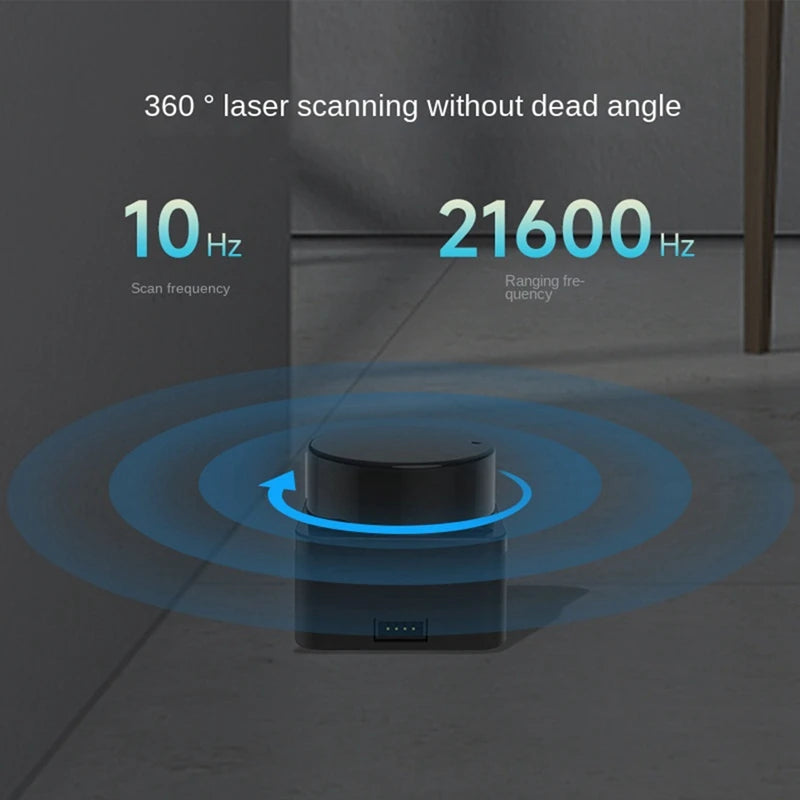 Lidar Sensor Time-Of-Flight Ranging UART Serial Port 360° Omni-Directional